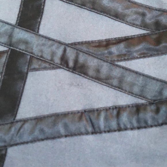 Mandee Gray and Black Elastic Skirt - Picture 4 of 4